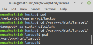 Sederhanakan Tampilan Folder pada Terminal